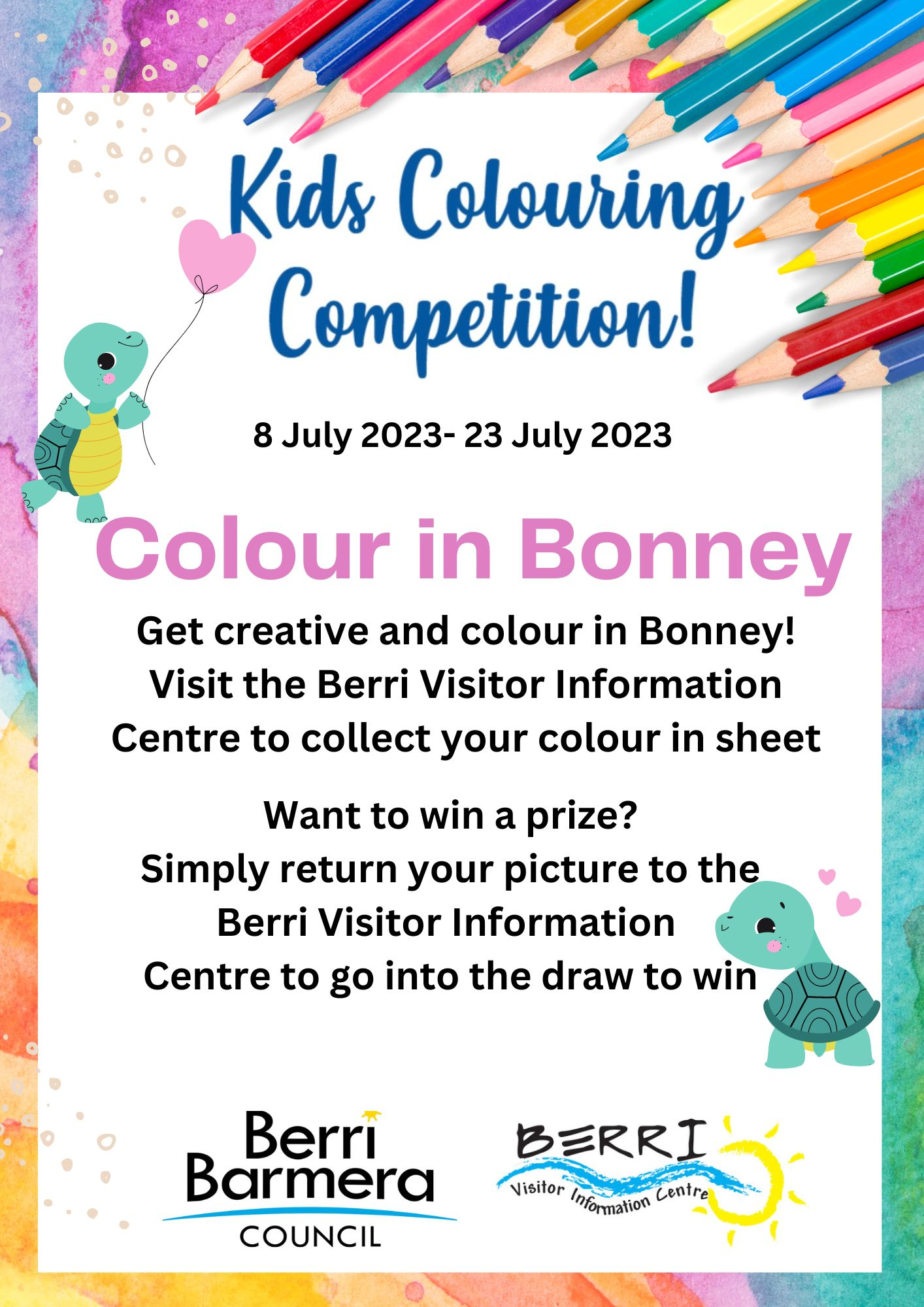 Kids Colouring Competition - Colour in Bonney - Magic 93.1